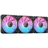 Image de CORSAIR iCUE LINK RX120 RGB 120mm Ventilateurs PWM avec Hub Système iCUE LINK - Roulement à Dôme Magnétique - Triple Pack - Noir en occasion ou reconditionné