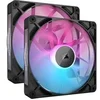 Image de Ventilateur PWM iCUE LINK RX140 RGB Series - Pack de 2 - 140mm Noir