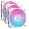 Image de CORSAIR RX RGB Series, iCUE LINK RX120 RGB White, 120mm RGB Fan, Triple Fan Kit