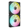 Image de Modèle du produit : Lot de 2 Ventilateurs de boitier iCue Link LX RGB - 14cm (Noir)