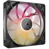 Image de CORSAIR iCUE Link RX140 Max RGB 140mm PWM Ventilateur Épais   Pression Statique Élevée   Palier à Dôme Magnétique   Ventilateur Unique   Noir en occasion ou reconditionné