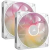 Image de Lot de 2 Ventilateurs de boitier iCue Link RX Max RGB - 14cm (Blanc)