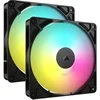 Image de RS140 ARGB - Ventilateur châssis - 140 mm - noir (pack de 2)