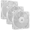 Image de CORSAIR RS120 120mm Ventilateurs PWM   Connexion Daisy-Chain   Faible Bruit   Roulement à Dôme Magnétique   Paquet Triple   Blanc en occasion ou reconditionné