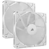 Image de Pack De 2 Ventilateurs Pwm 140Mm - - Rs140 - Blanc