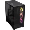 Image de CORSAIR 3500X ARGB Boîtier PC ATX Mid-Tower à Double Chambre   Verre Trempé Panoramique - Connexion Inversée Compatible avec La Carte Mère   3X Ventilateurs CORSAIR RS120 ARGB Inclus   Noir en occasion ou reconditionné
