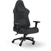 Image de Corsair TC100 RELAXED Fauteuil Gaming - Tissu - Design Inspiré des Sports Automobiles - Coussin Lombaire - Coussin Repose-nuque Détachable en Mousse à Mémoire de Forme - Gris et Noir en occasion ou reconditionné
