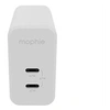 Image de mophie speedport 67 - Adaptateur secteur - 67 watt - PD, Fast Charge - 2 connecteurs de sortie (USB-C) - blanc - Europe