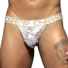 Image de Jockstrap Golden Tiger Blanc-doré or XS