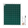 Image de Couverture de piscine sécurité hiver rectangulaire maille vert 6,1x12,2 m