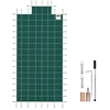 Image de Couverture de piscine de sécurité rectangulaire pour piscines 6,1x12,2 m