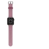 Image de OtterBox - Sacoche pour montre intelligente - antimicrobien - silicone infusé d'argent, stainless steel - morganite mauve (rose) - pour Apple Watch