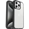 Image de Otterbox Coque React Series pour iPhone 15 Pro, Antichoc, Anti-Chute, Ultra-Mince, Protection Fine, testé Selon Les Normes Militaires, Transparent/Noir en occasion ou reconditionné