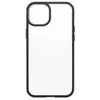 Image de OtterBox React Series - Coque de protection pour téléphone portable - polycarbonate, caoutchouc synthétique - cristal noir (incolore/noir) - pour
