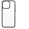 Image de OtterBox React Series - Coque de protection pour téléphone portable - polycarbonate, caoutchouc synthétique - cristal noir (incolore/noir) - pour