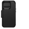Image de OtterBox Strada Series Folio - Etui à rabat pour téléphone portable - compatibilité avec MagSafe - cuir - ombre (noir) - pour Apple iPhone 15 Pro