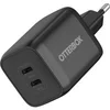 Image de USB-C Double Ports Chargeur Mural | OtterBox Chargeurs Mural Black