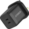 Image de USB-C Double Ports Chargeur Mural | OtterBox Chargeurs Mural Black