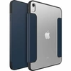 Image de OtterBox Symmetry Series - Etui à rabat pour tablette - polycarbonate, cuir synthétique - soirée côtière (claire/bleue) - pour Apple 13-inch iPad Air