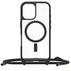 Image de OtterBox React Series - Coque de protection pour téléphone portable - collier - compatibilité avec MagSafe - cristal noir (incolore/noir) - pour