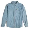 Image de Topo Designs - Mountain Shirt Long Sleeve Denim - Chemise homme Light Denim - M