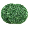 Image de Boule De Buis Artificiel 40,6cm 10 Feuilles Remplaçables 4 Papillons Décoratifs