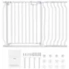 Image de Barrière de Sécurité Extensible Clôture Enfant Chien 75-123x76 cm Escalier