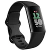 Image de Google Fitbit Charge 6 Bracelet d'activité avec un abonnement de 3 mois à Google Health Premium inclus, 7 jours d'autonomie de batterie, Noir Volcanique/Aluminium Noir en occasion ou reconditionné