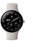 Image de Pixel Watch 4 45 mm 4G Argent Poli avec bracelet sport fluoroélastomère Porcelaine