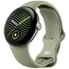 Image de Pixel Watch 5 41 mm 4G Doré avec bracelet sport caoutchouc Vert
