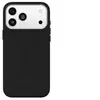 Image de OtterBox Symmetry Series - Coque de protection pour téléphone portable - compatibilité avec MagSafe - polyuréthane, cuir de catus - noir cendré