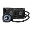 Image de CORSAIR NAUTILUS 240 RS LCD Watercooling pour CPU   Ecran LCD IPS 5.3cm   Radiateur 240mm, Intel LGA 1851/1700, AMD AM5/AM4, Connexions série simples, Inclus 2x RS120 Ventilateurs   Noir en occasion ou reconditionné