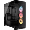 Image de CORSAIR Frame 4500X RS-R ARGB Boîtier PC Moyen-Tour en Verre Panoramique   Système de Fixation du Ventilateur InfiniRail, Peut Accueillir Deux Radiateurs de 360 mm, 3X Ventilateurs RS120-R   Noir en occasion ou reconditionné