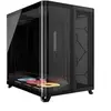 Image de iCUE LINK AIR 5400 LX-R RGB - Mid tower - ATX étendu - panneau latéral fenêtré (verre trempé) - pas d'alimentation (ATX) - noir - USB/Audio
