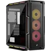 Image de Corsair iCUE Link 5000T LX RGB Boîtier PC ATX de Taille Moyenne   3X Ventilateurs LX120 RGB Préinstallés, Bandes Lumineuses RGB Aurora Intégrées, Intérieur Spacieux, Hub du iCUE Link Inclus   Noir en occasion ou reconditionné
