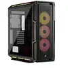 Image de iCUE LINK 5000T LX RGB - Mid tower jeux - ATX étendu - panneau latéral fenêtré (verre trempé) - pas d'alimentation (ATX) - noir - USB/Audio