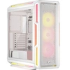 Image de iCUE LINK 5000T LX RGB - Mid tower jeux - ATX étendu - panneau latéral fenêtré (verre trempé) - pas d'alimentation (ATX) - blanc - USB/Audio