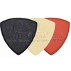 Image de UKEPICK-ASS - Set de 3 médiators en cuir - Noir, blanc et rouge