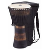 Image de Djembé acajou style africain 13'' ADJ3B-XL Earth brun et noir (+ housse)