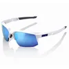 Image de 100% - Speedcoupe HiPER - Lunettes de soleil Matte White - HiPER Blue Multilayer Mirror