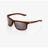 Image de 100% - Hakan Cat 3 - Lunettes de soleil Soft Tact Rootbeer - HiPER Silver Mirror Cat 3