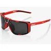 Image de 100% - Eastcraft - Lunettes de soleil Soft Tact Red - Black Mirror