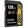 Image de carte sdxc 128 go 2000x v2 professional 300 mo/s classe 10 uhs-II u3