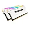 Image de Vengeance RGB PRO - DDR4 - kit - 16 Go: 2 x 8 Go - DIMM 288 broches - 3200 MHz / PC4-25600 - CL16 - 1.35 V - mémoire sans tampon - non ECC - blanc