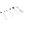 Image de Kit d'extension gainé pour panneau avant (30 cm) - Blanc