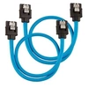 Image de câble gainé premium sata 6gbps bleu 30cm droit - (cc-8900251)
