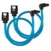 Image de câble gainé premium sata 6gbps bleu 30cm 90° - (cc-8900281)