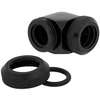 Image de Hydro X Series XF Hardline 90° 12mm OD - Raccord coudé pour système de refroidissement liquide - noir (pack de 2)