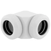 Image de Hydro X Series XF Hardline 90° 12mm OD - Raccord coudé pour système de refroidissement liquide - blanc (pack de 2)