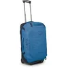 Image de Osprey Transporter Sac de Voyage à roulettes, 60L, Blue Flame/Scoria Blue | Sac de sport à roulettes, valise à roulettes, bagage à main, sac de voyage, bagage à roulettes, couleur bleue, taille OS en occasion ou reconditionné